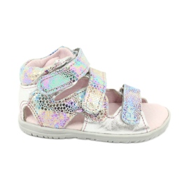 Hochpräventive Sandalen Mazurek 291 Silber grau