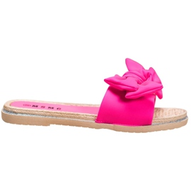 SHELOVET Stilvolle rosa Hausschuhe