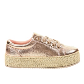 Rosa Schnür-Espadrilles 6220