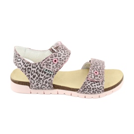 Bartek rosa Sandalen mit Leopardenmuster 79183-BBK