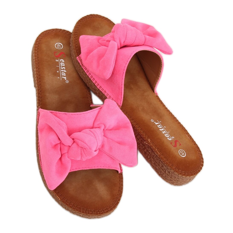 Fuchsia Damen YQ230 Fuchsia Hausschuhe rosa