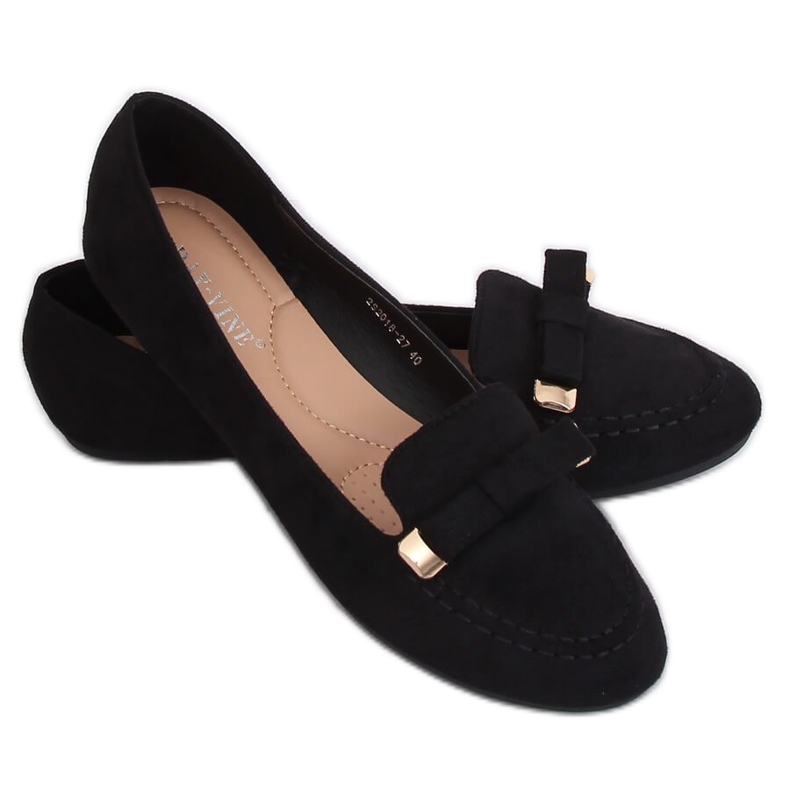 Schwarze Damen Slipper 2S2018-27 Schwarz