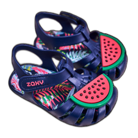 Sandalen für Kinder mit Klettverschluss duftende Wassermelone ZAXY FF3855013 marineblau