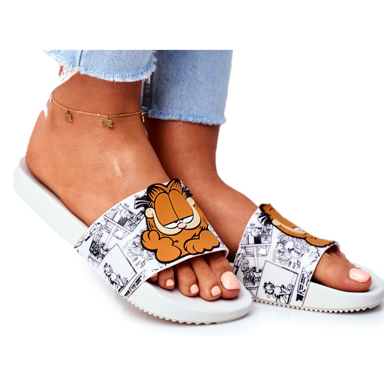 Damen Hausschuhe Garfield ZAXY Weiß FF285074
