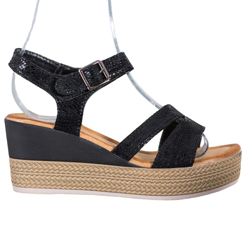 Sea Elves Bequeme Sandalen schwarz