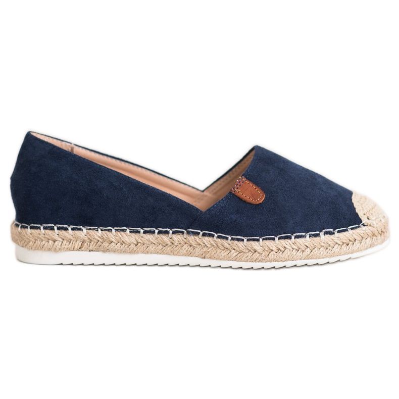 SHELOVET Klassische Espadrilles blau