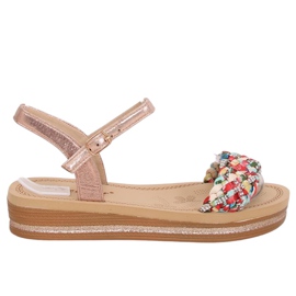 Damen Sandalen Champagner CK151P Champagner rosa