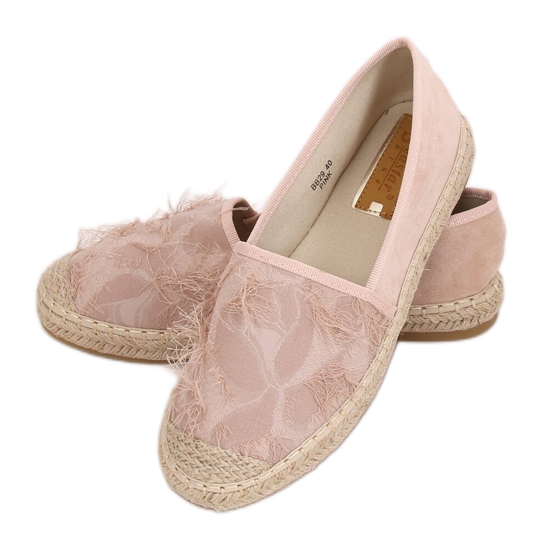 Pink BB29 Pinke Espadrilles für Damen rosa