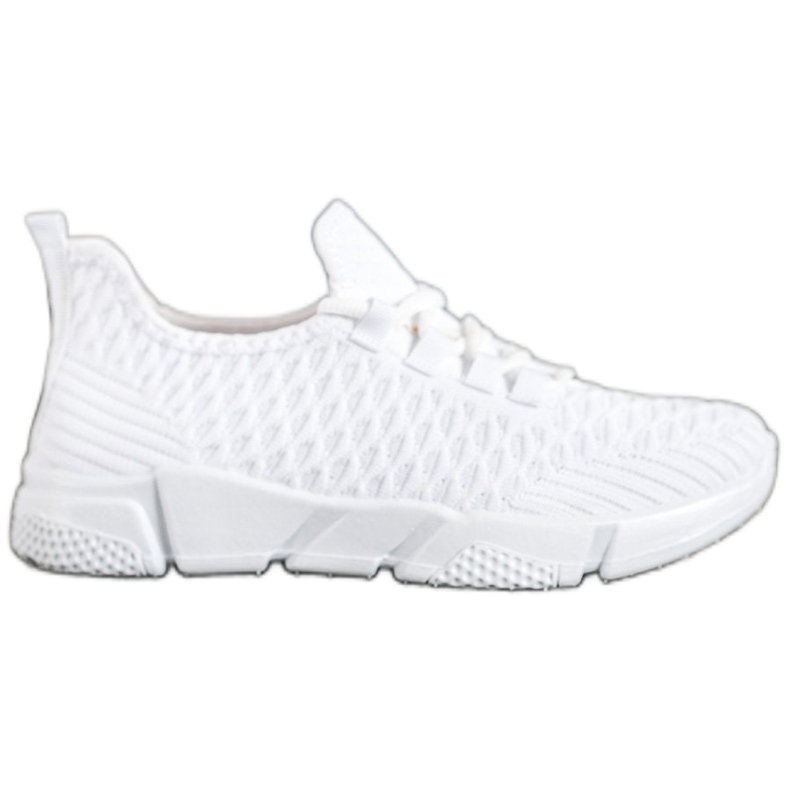 SUPER COOL Weiße Textil-Sneakers