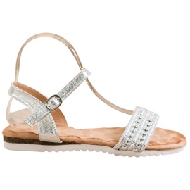 Emaks Bequeme Damensandalen grau