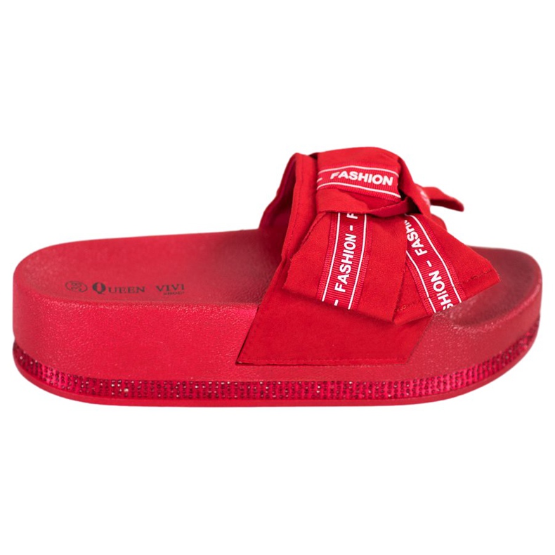 Queen Vivi Rote Mode Hausschuhe