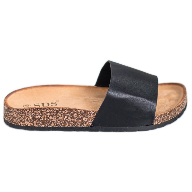 SDS Klassische Hausschuhe schwarz