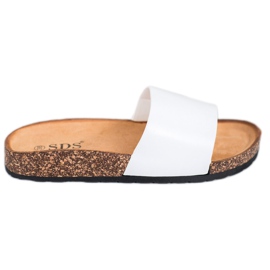 SDS Klassische Hausschuhe weiß