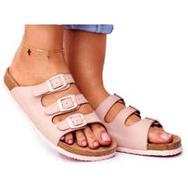 Damen Hausschuhe Big Star Puderrosa FF274627