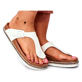 Damen Flip-Flops Big Star Weiß FF274631