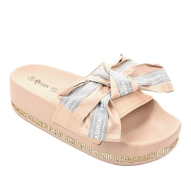 Beige lässige Mode Hausschuhe 218-207