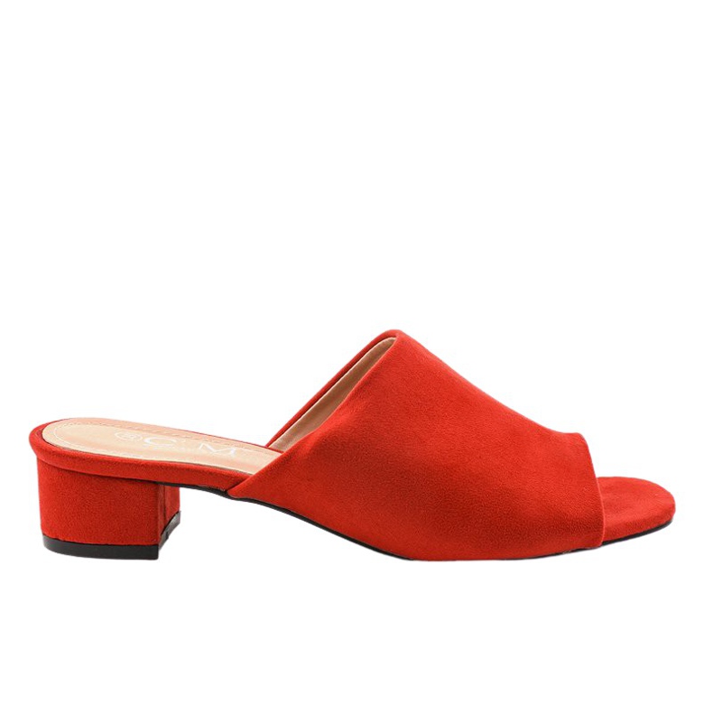 Rote Sandalen mit hohen Absätzen 77-91