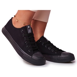 Damen Sneaker Low Material Schwarz Ecoma