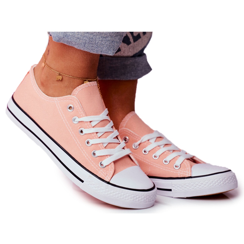 PS1 Damen Classic Omerta lachsfarbene Sneakers rosa