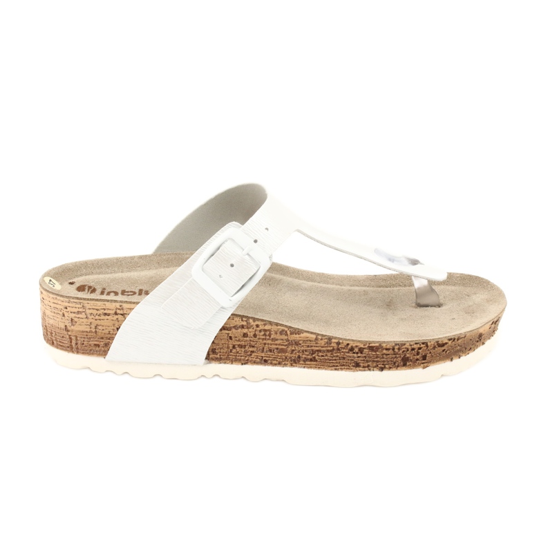 Anatomical Inblu NM020 anatomische Flip-Flops für Damen weiß