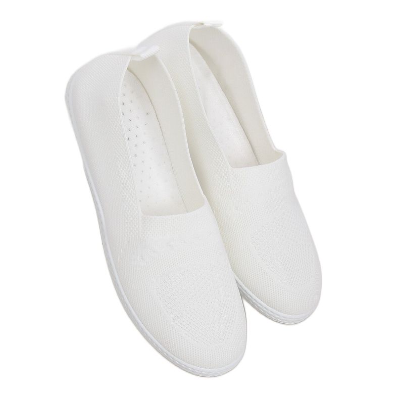 Weiße Damen Sneaker ZK097 Bianco