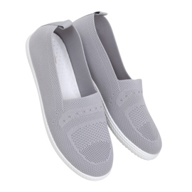 Graue graue Sneakers für Damen ZK097 Grigio