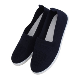 Marineblaue Damen Sneaker ZK097 Blu
