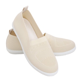 Beige Sneakers für Damen ZK097 Beige