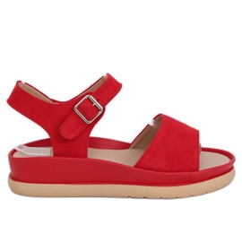 Rote Damensandalen YJ860 Rosoo