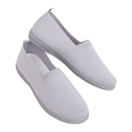 Graue graue Sneakers für Damen ZK118 Grigio