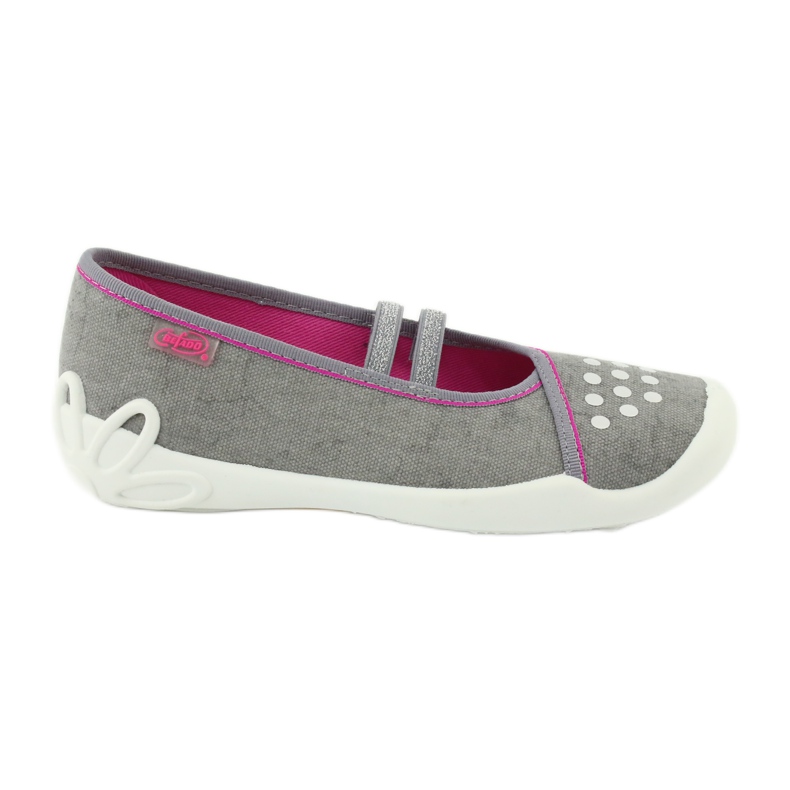 Befado Kinderschuhe 116Y252 rosa grau
