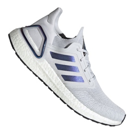 Schuhe adidas UltraBoost 20 M EG0695 weiß mehrfarbig blau