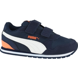 Puma St Runner V Kleinkinder 365295 15 navy blau