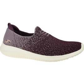 Skechers Ultra Flex W 13123-PLUM Schuhe rosa grau
