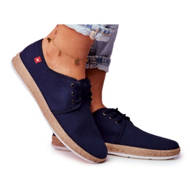 Damen Espadrilles Big Star Marineblau FF276042