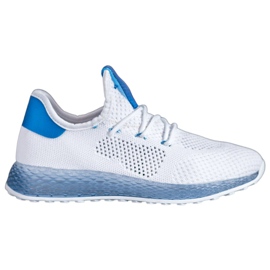 SHELOVET Weiße durchbrochene Sneakers