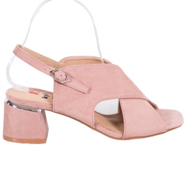 Kylie Stilvolle Pudersandalen beige