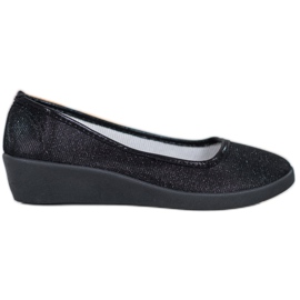 Lgm Schwarze Ballerina mit Glitzer