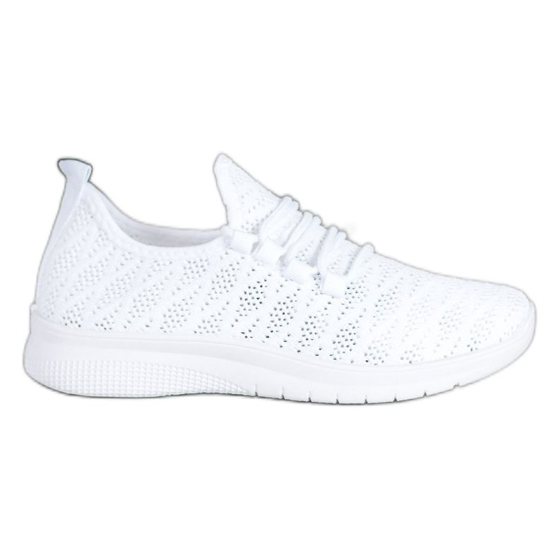 SHELOVET Weiße durchbrochene Schuhe