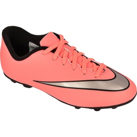Nike Mercurial Vortex Ii FG-R Jr 651642-803 Fußballschuhe mehrfarbig rosa