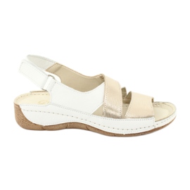 Gregors 781 Frauensandalen für weiße/goldene Keile