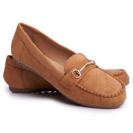 BUGO Damen Slipper Wildleder Camel Dive braun