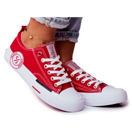 Damen Sneaker Cross Jeans Rot FF2R4074C