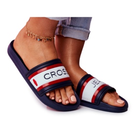 Damen Slipper Cross Jeans Marineblau FF2R4160C navy blau