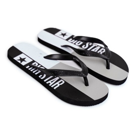 Herren Hausschuhe Flip-Flops Big Star Schwarz FF274A453