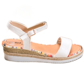 Yes Mile Bequeme Wildledersandalen weiß