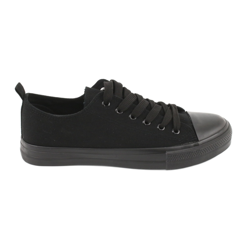 American Club Frauen -Sneaker gebunden LH17/22 Schwarz