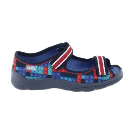 Befado Kinderschuhe 969X153 rot marineblau blau