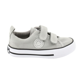 American Club Graue American LH39 Klett-Turnschuhe