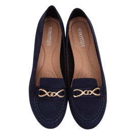 Marineblaue Loafer für Damen 2S2018-157 D.BLUE navy blau